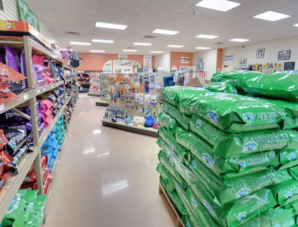 Pet Food and Retail Area